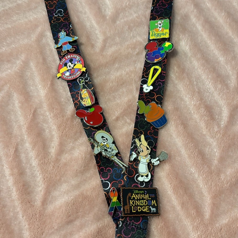 Disney Trading Pins & Lanyard!